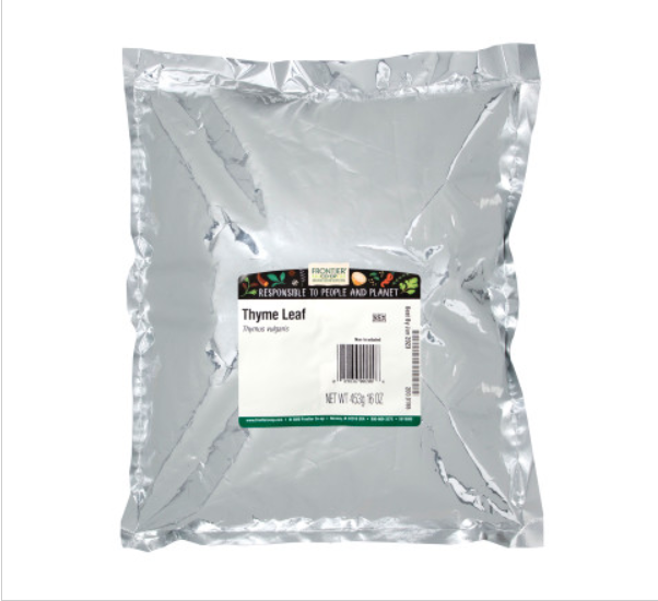Frontier Herb Thyme Leaf C/S (1x1lb)