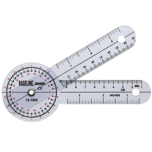 GONIOMETER, ISOM 360DEGREES PLAS CLR 6"