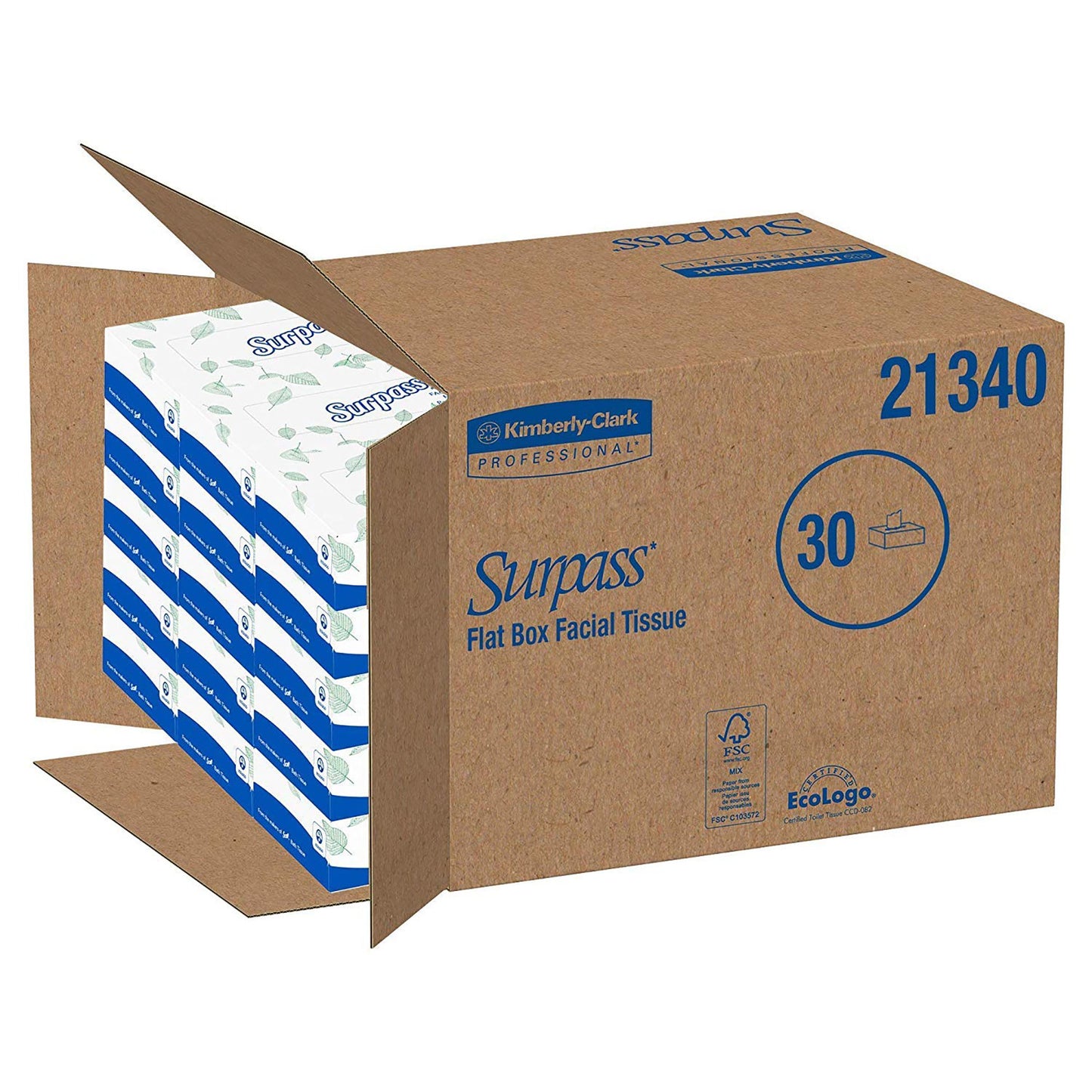 TISSUE, FACIAL SURPASS (30BX/CS) 21340