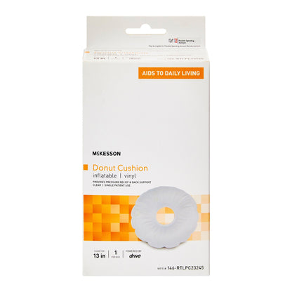 CUSHION, RING INFLTBL VINYL CLR 13"X3" 300LB CAP 6EA/CS