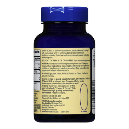 FISH OIL, CAP SGEL FT SM 1000MG (60/BT)