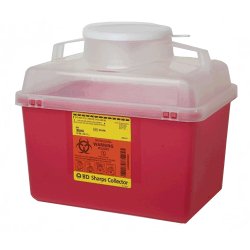 CONTAINER, SHARPS RED 14QT NEST (20/CS)