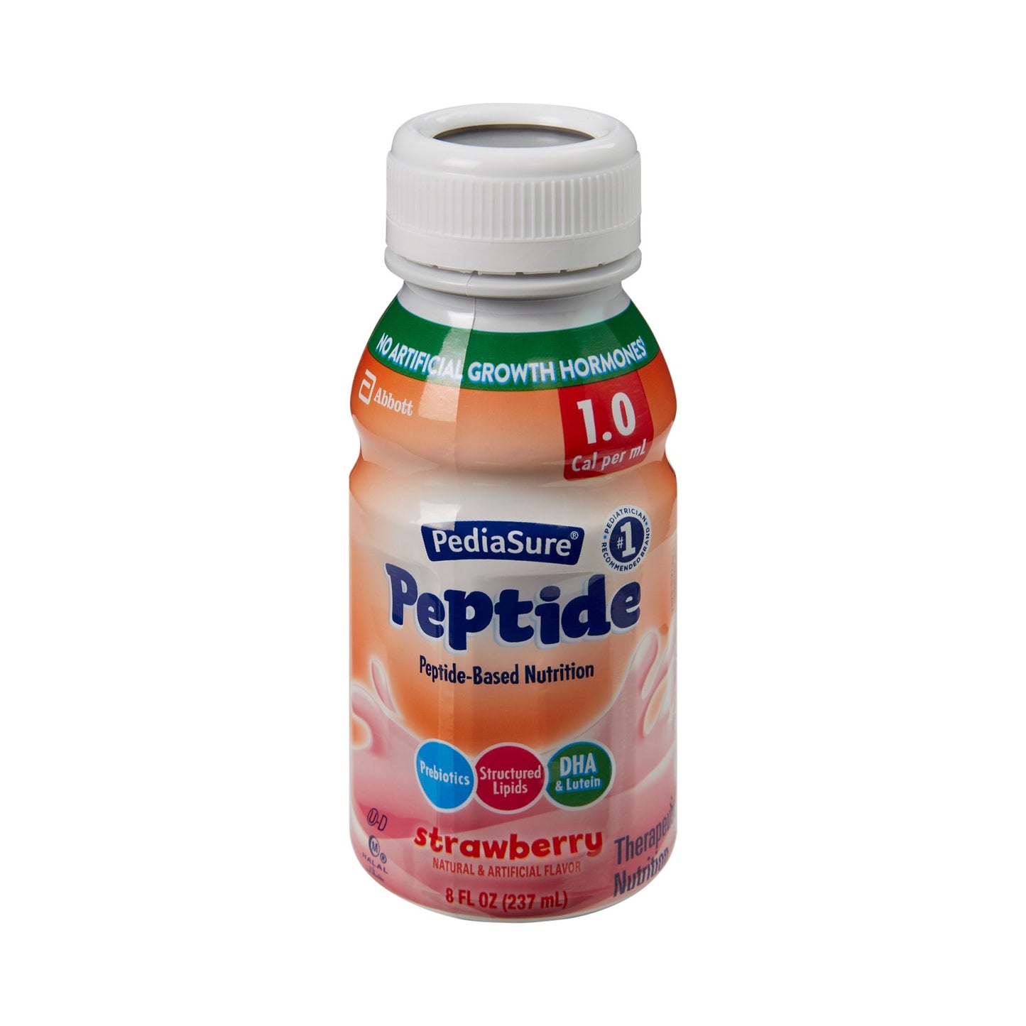 PEDIASURE, PEPTIDE STRWBERRY 1CAL 8OZ (24/CS)