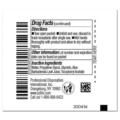 WIPE, SANI-HANDS ALC (100/PK 10BX/CS)