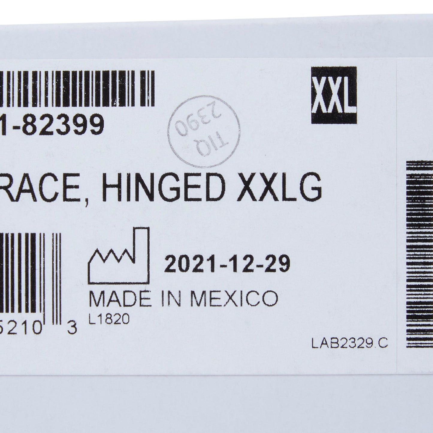 KNEE BRACE, HINGED 3XLG
