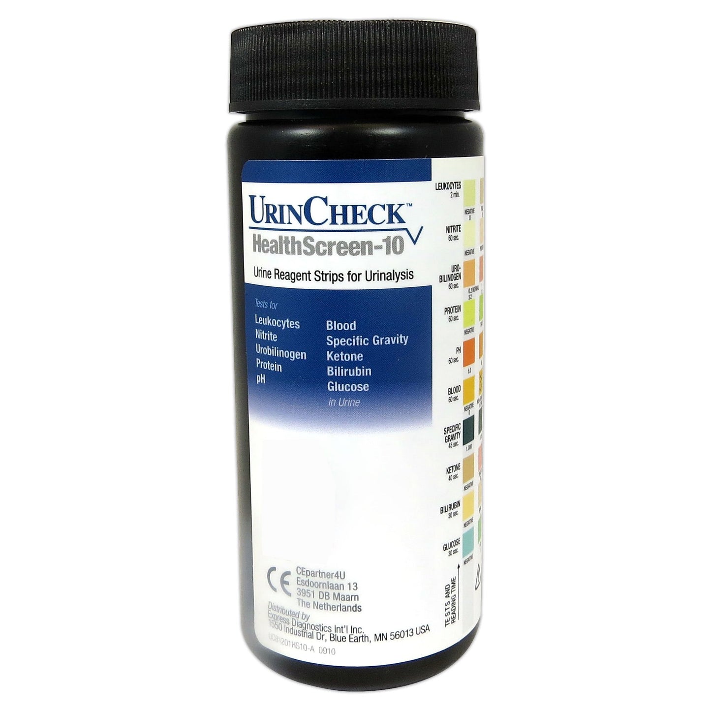 TEST STRIP, URINALYSIS HEALTHSCREEN (100/BT)