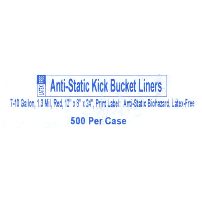 LINER, KICK BUCKET ANTISTATIC RED (500/CS) MGM03