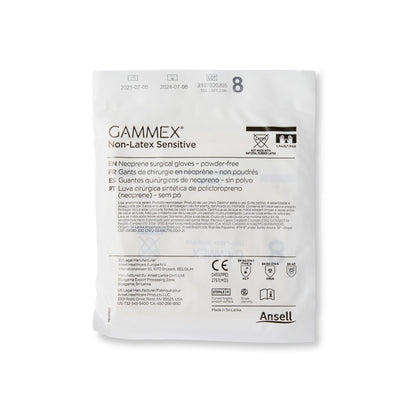 GLOVE, SURG PLYCHPRN 8.0 STR2 SMTH CHEMO (50PR/BX 4BX/CS)