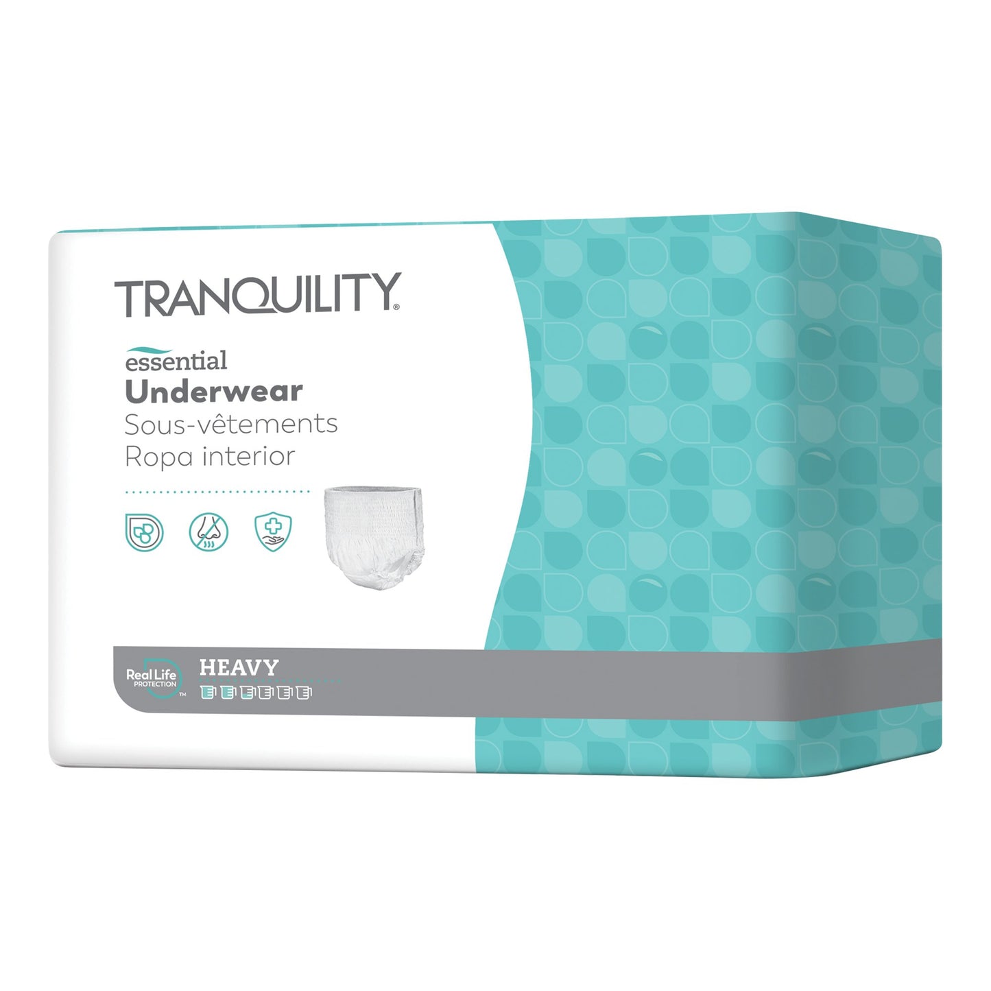 UNDERWEAR, TRANQUILITY PULL-ONUNISEX ADLT LG (18/BG 4BG/CS)