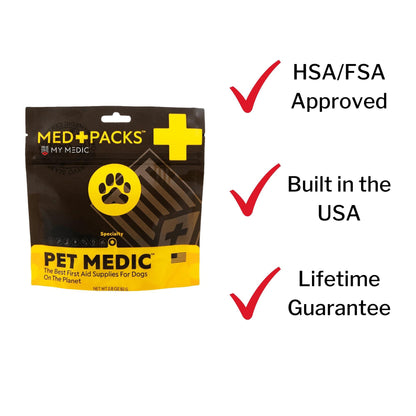 FIRST AID KIT, PET MEDIC GRAB&GO 21PC