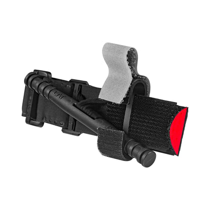 TOURNIQUET, COMBAT APPLICATION1HAND RED TIP BLK