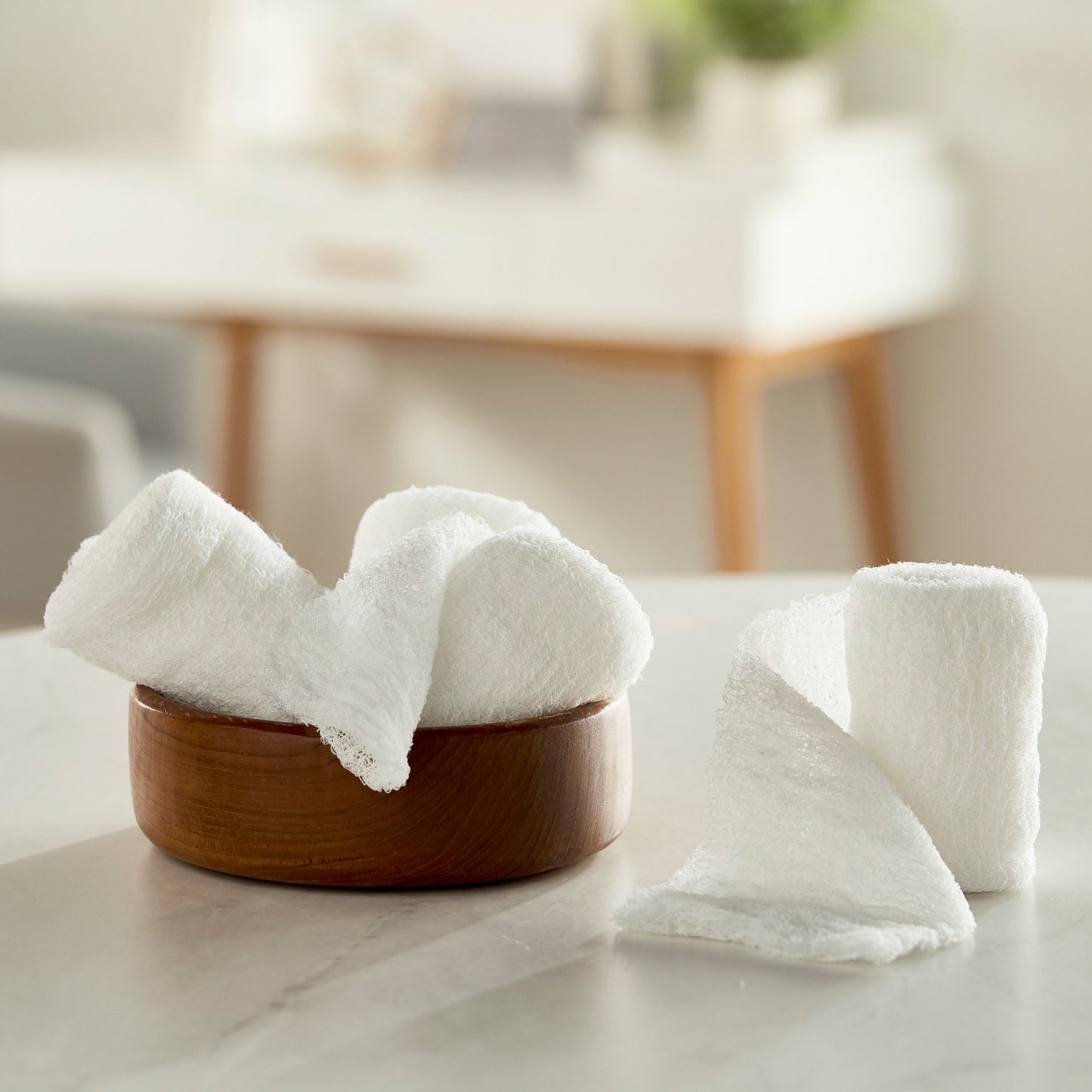 BANDAGE ROLL, GAUZE FLUFF N/S 3.4"X3.6YDS (96/CS)