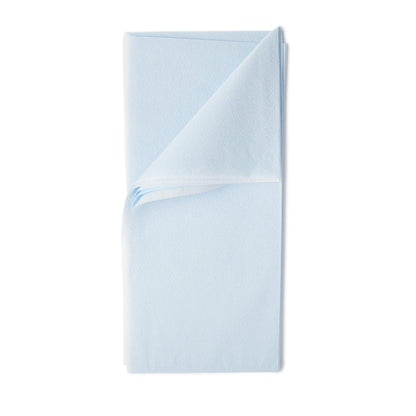 SHEET, BED TP PLASBAK WHT/BLU 40X90 (50/CS)