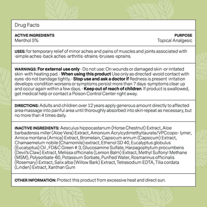 GEL, PAIN RELIEF KANJO NAT 4.2OZ (56/CS)