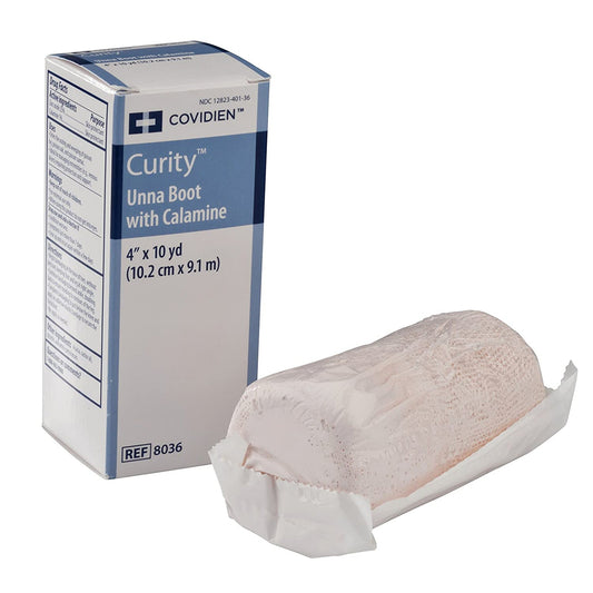 UNNA BOOT, W/CALAMINE 4"X10YDS(12RL/CS) KENDAL
