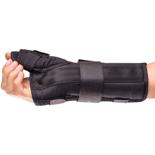 WRIST BRACE, PREMIER W/THUMB SPICA RT LG 8"