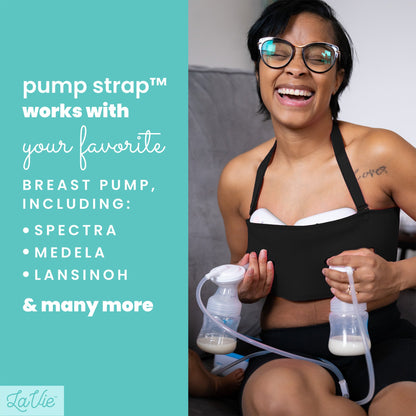 BRA, MATERNITY PUMP STRAP HANDS FREE BLK (10/BX 4BX/CS)