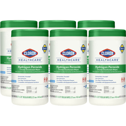 WIPE, WET HYDROGENPEROXIDE 6.75X5.75(155/CT 6CT/CS)