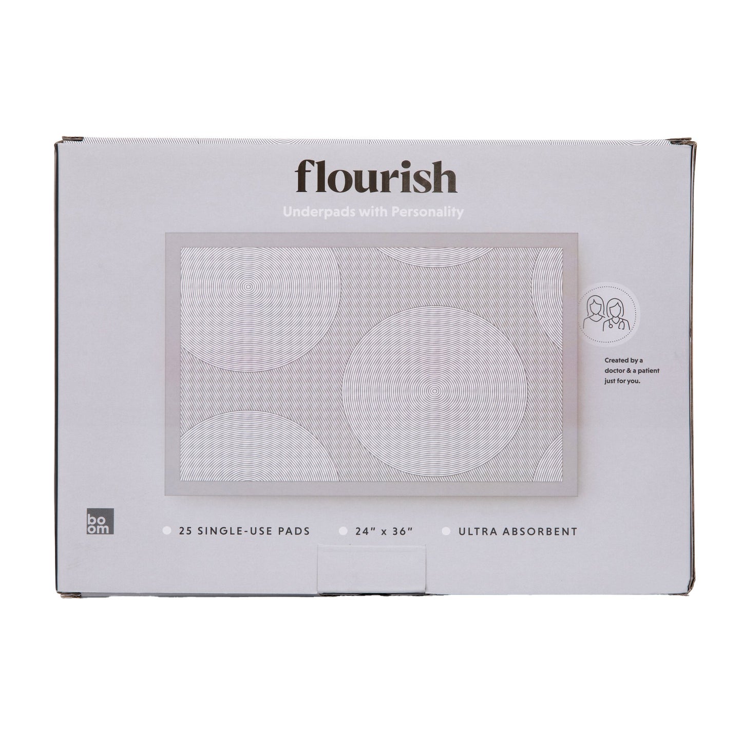 UNDERPAD, FLOURISH ABSRB F/SOFAS/BED DOVE GRY (25EA/BX 6BXCS
