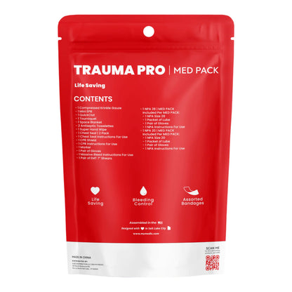 FIRST AID KIT, MEDICAL PACK F/TRAUMA PRO