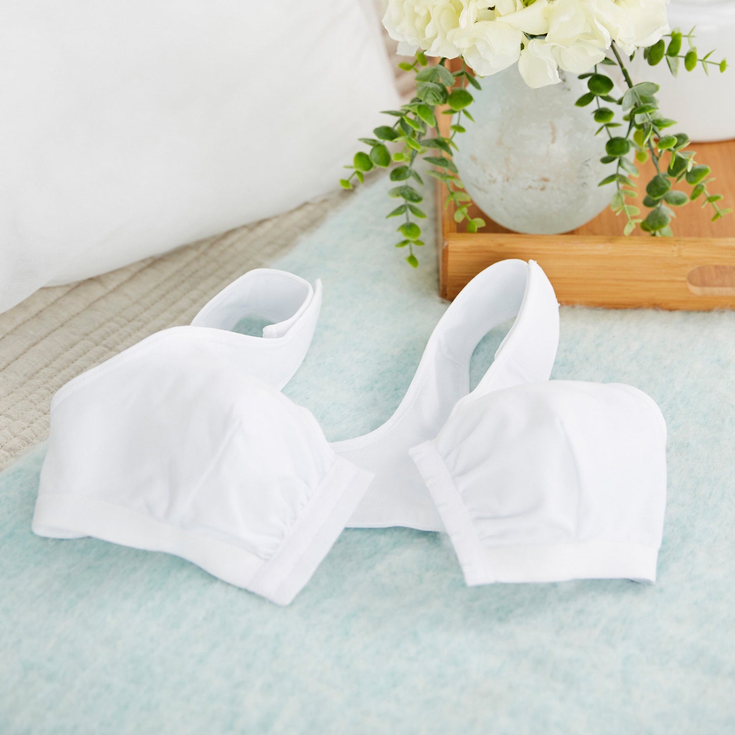 SUPPORT, SURGI-BRA II BREAST COTTON WHT LF 32B/C/D