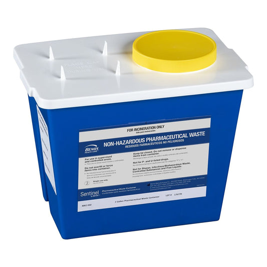 CONTAINER, SHARPS PHARMA BLU 2GL (30/CS)