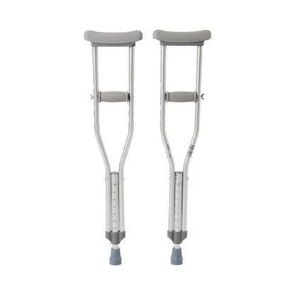 CRUTCH, ALUM PUSH BUTTON ADJ CHLD 175LBS (PR)