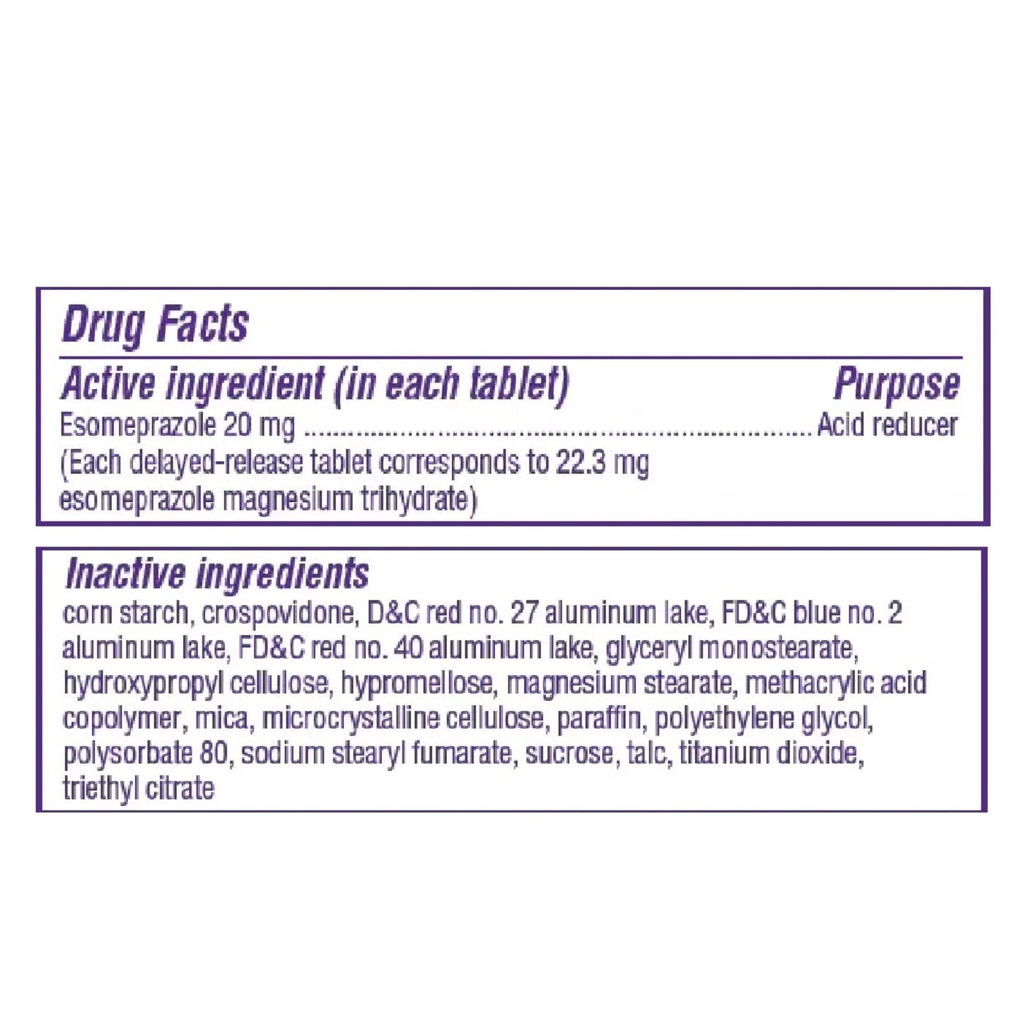 NEXIUM, TAB DR ACID REDUCER 24HR (42/BT)