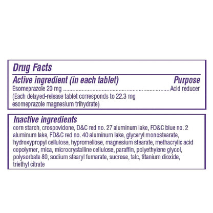 NEXIUM, TAB DR ACID REDUCER 24HR (42/BT)