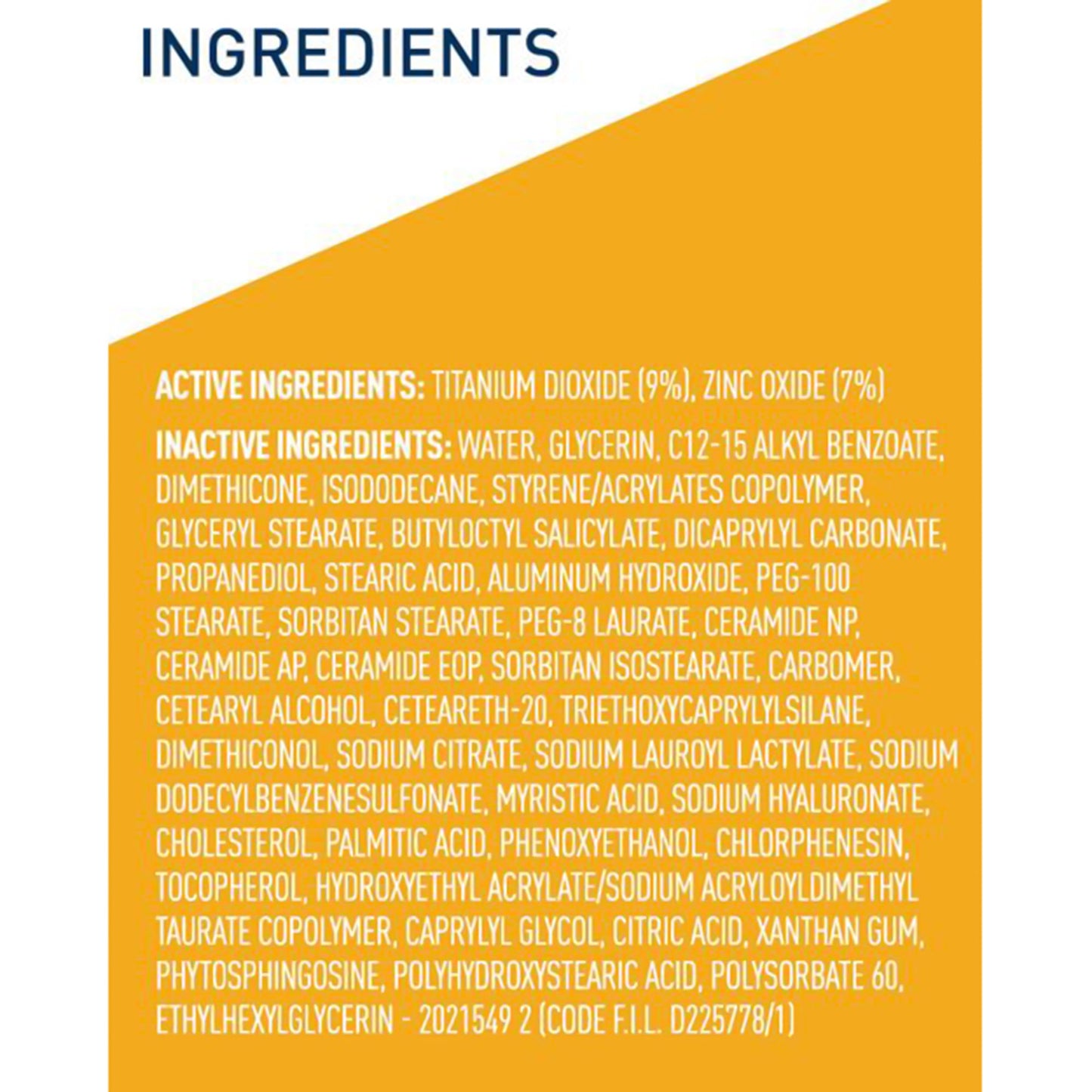 CERAVE, LOTION SUNSCREEN SPF502.5OZ