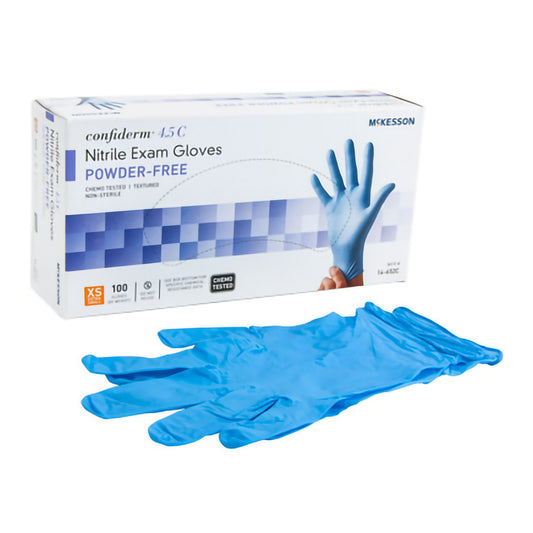 GLOVE, EXAM NTRL XS N/S CHEMO 4.5C (100/BX 10BX/CS)