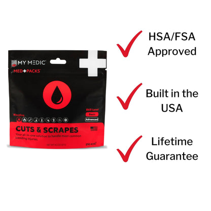 FIRST AID PACK, CUTS & SCRAPESALL-IN-ONE