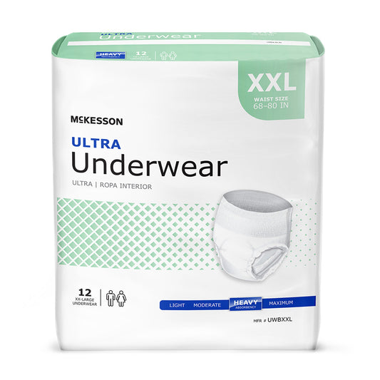 UNDERWEAR, ULTRA 2XLG 68-80 (12/BG 4BG/CS)