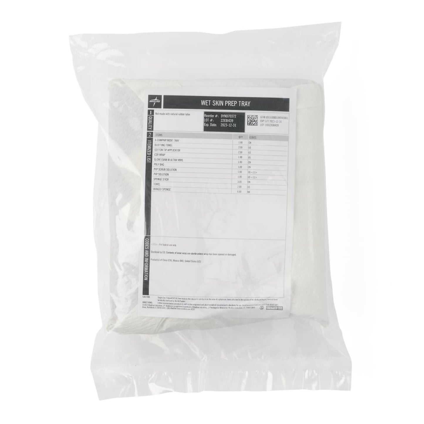 SCRUB TRAY, SKIN WET (20/CS)