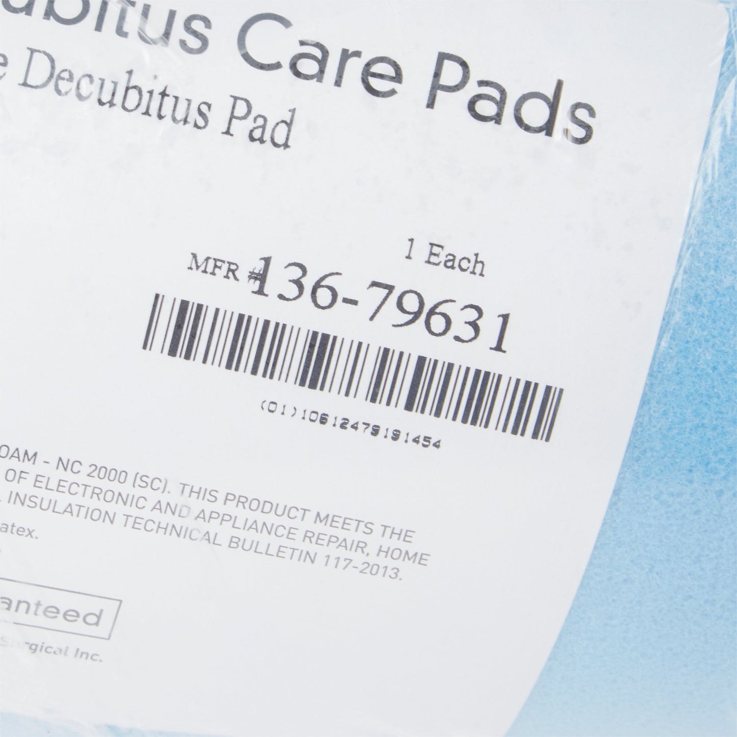 PAD, DECUB 20X72X2" (12/CS)