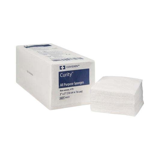 SPONGE, GAUZE CURITY 4PLY 3"X3" (200/BG 20BG/CS)