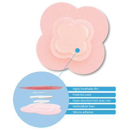 DRESSING, WND ALLEVY LITE LF SIL ADH 4X4 (10/BX