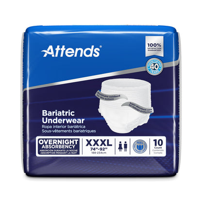 UNDERWEAR, ATTENDS BARIATRIC 3XL (10/PK 4PK/CS)