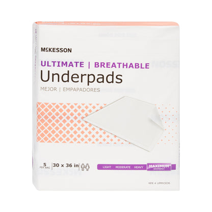 UNDERPAD, MAX ABSRB 30"X36" (5/BG 14BG/CS)