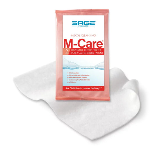 CLOTH, CLEANSING M-CARE MEATAL(2/PK 168PK/CS)