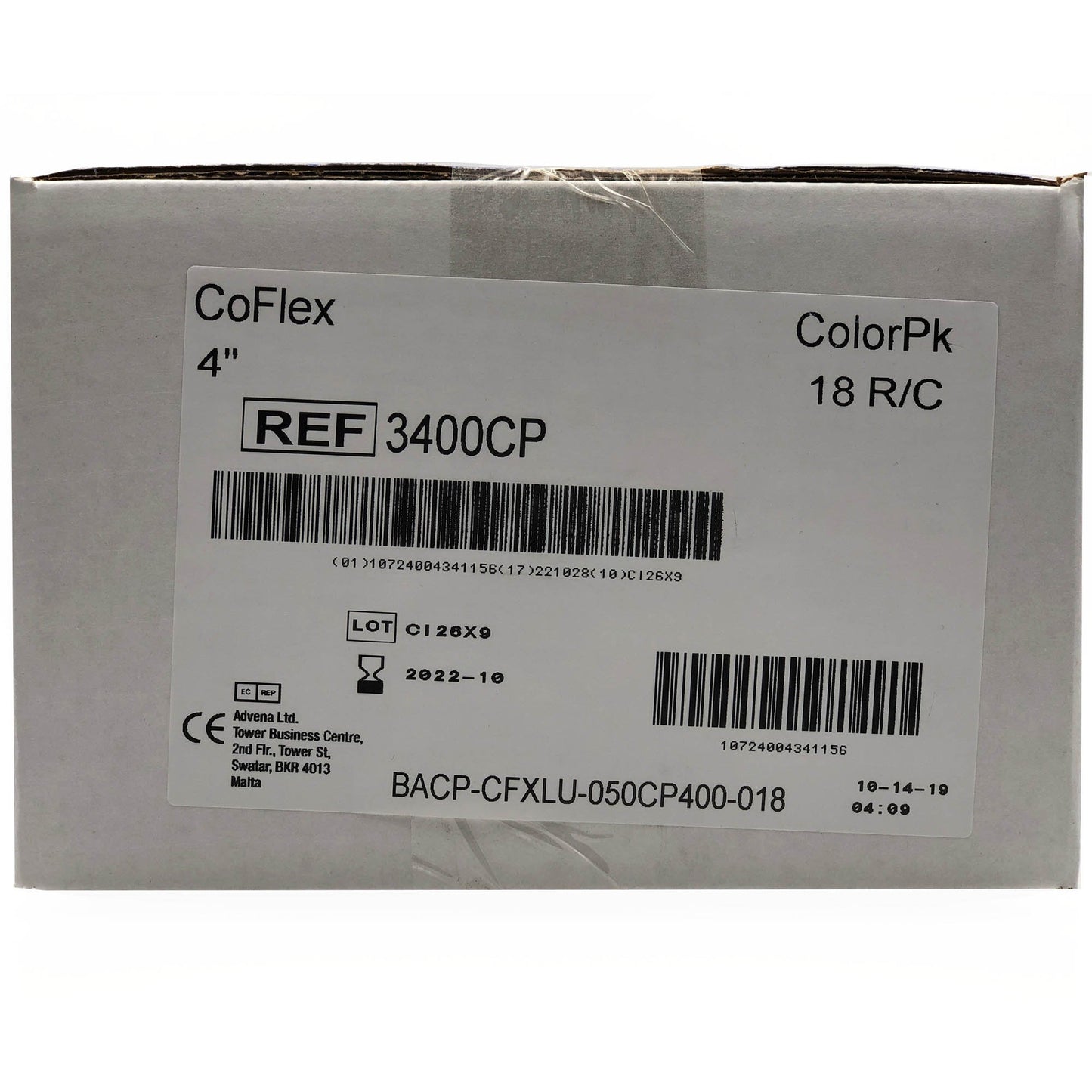 BANDAGE, CO-FLEX COLORPK 4"X5YDS (18/CS)