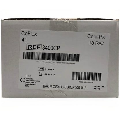 BANDAGE, CO-FLEX COLORPK 4"X5YDS (18/CS)