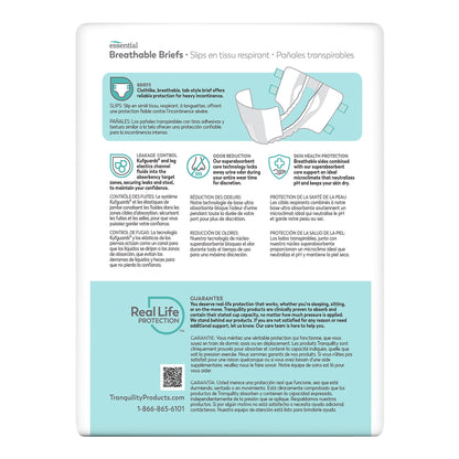 BRIEF, INCONT TRANQUILITY HVY ABSRB LG (12/BG 6BG/CS)