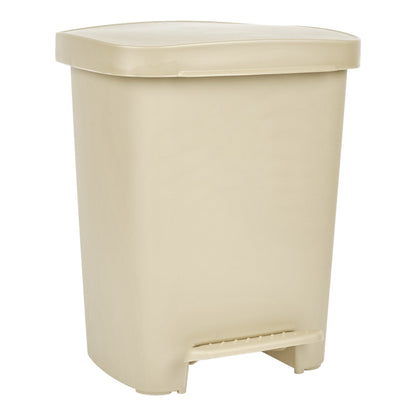 WASTECAN, STEP-ON RECTNGL PLASBGE 32QT