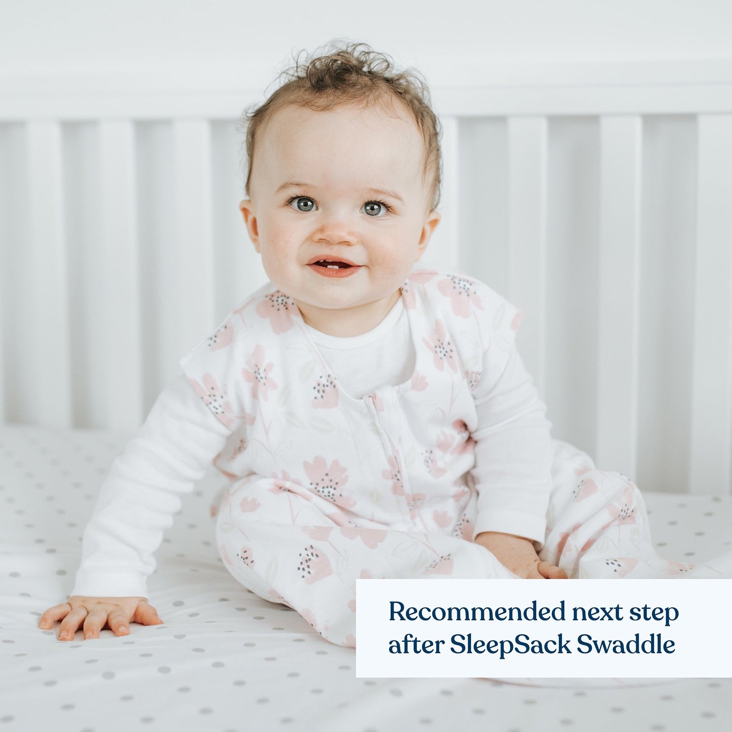 BLANKET, WEARABLE SLEEPSACK BLUSH WILDFLOWER LG (4/CS)