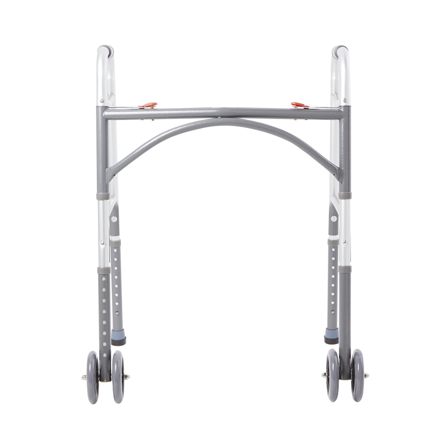 WALKER, FOLDING STEEL W/WHLS HVY DUTY ADLT 500LB (2/CS)