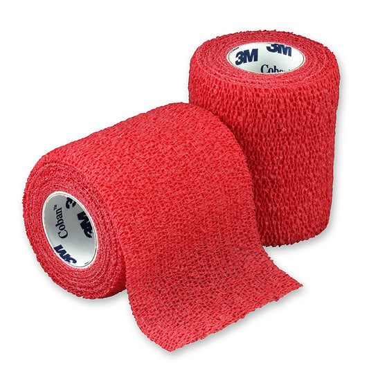 BANDAGE, COBAN ELAS RED 3"X5YDS (24/BX) 3M