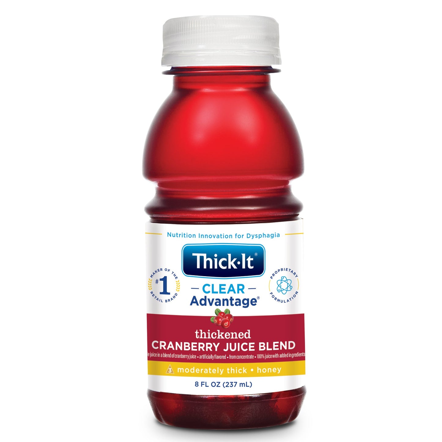 THICK-IT, CLEAR ADV CRANBERRY MODERATE/HONEY 8OZ (24/CS)