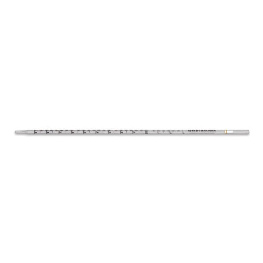PIPETTE, SEROLOGICAL STD TIP STR YLW BAND 275MM 1ML (500/CS)