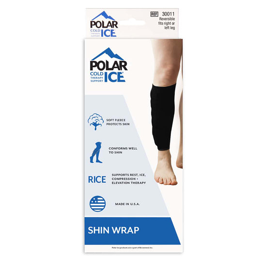 SHIN WRAP, POLAR ICE SM W/INSERT
